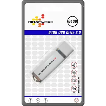 MEMORYSOLUTION MAXFLASH 64GB USB 3.0 Highspeed -USB-muistitikku, Retail
