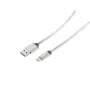 Exertis Connect 39910214 USB-C - USB-A -kaapeli, 1 m, USB 3.2 Gen 1, hopea