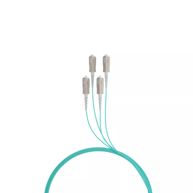 EFB Elektronik OM3 monimuotokuituinen runkokaapeli, 4 kuitua, SC-SC, 10 m, LSZH, Dca O8301S10OM3