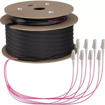 EFB Elektronik runkokaapeli U-DQ ZN BH OM4 8G 1x8 LC-LC 90 m Dca LSZH - 90 m O8322S90OM4