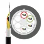 INFRALAN U-DQ(ZN)BH OS2 48E (4x12) Eca 5000N LSZH musta 11,2mm G657A1 kuitukaapeli 54448.1D-E5