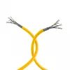 INFRALAN Cat.7A 1250 AWG22 S/FTP 4P CPR Dca 25Gbit/s ready rapsikeltainen RAL1021, 500m 999833.500-CPR