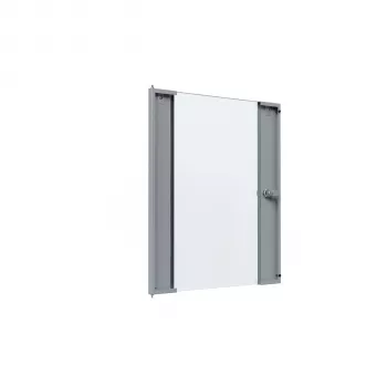 EFB Elektronik lasiovi X-Rack seinäkaapille 15U harmaa RAL7035 3/3 WGX-TUR15GR.G