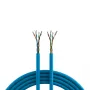 INFRALAN Cat.6A 500 MHz U/UTP 4-parinen asennuskaapeli, AWG23, CPR B2ca, RAL5015 sininen, 305m 99960.305-CPR