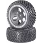 Reely 1:10 Buggy täydelliset renkaat Rally reikäkuvio harmaa 4 kpl (RE-6549729)