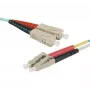 EXERTIS CONNECT kuitupatchkaapeli, 50/125 µm, OM3, SC Duplex - LC Duplex, turkoosi, 4,0 m