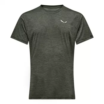 Salewa Puez Melange Dry lyhythihainen t-paita Dark Olive Melange M