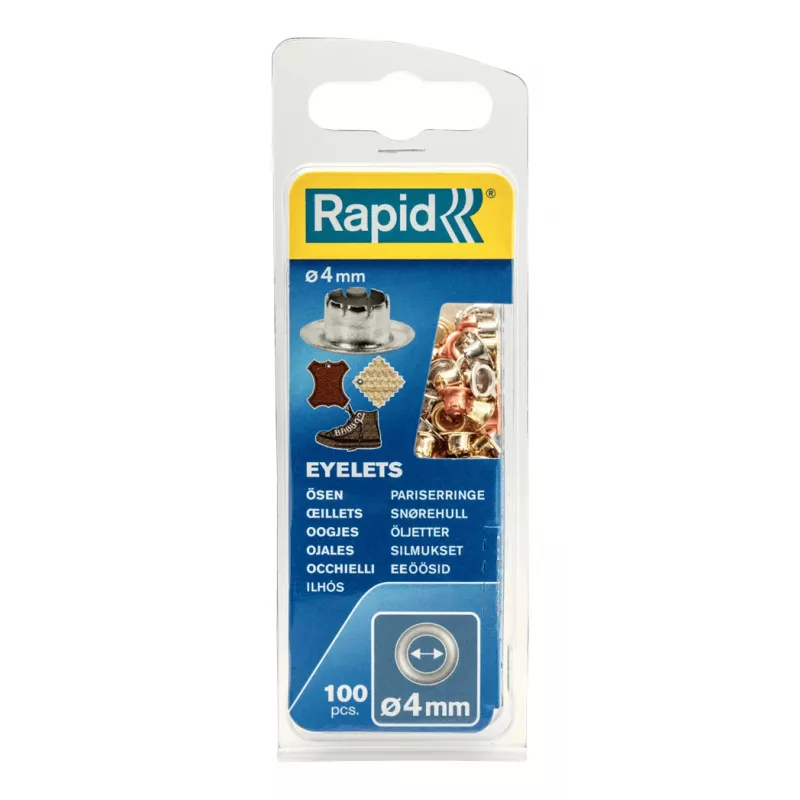 Rapid 5000409 nauhareiät, 4 mm, eri värejä, 100 kpl