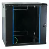 EFB 19 tuuman seinäkotelo 12U, kiinteä, yksiosainen, RAL 9005, syvyys 600 mm (691712VTS.60)