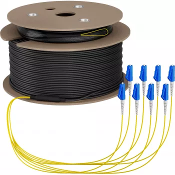 EFB Elektronik runkokaapeli U-DQ ZN BH OS2 8E 1x8 LC-LC 150m Dca LSZH - 150 m (O8322S150OS2)