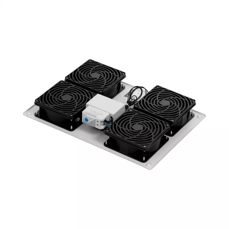 EFB Elektronik PEL-LFD04ET.GR 4-osainen kattotuuletin termostaatilla, RAL 7035