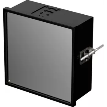 Bopla NGS 9806 UNINORM asennuskotelo 144 x 144 x 64 mm musta RAL 9005 17980601.MT2