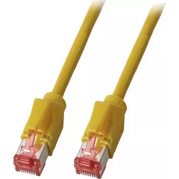 EFB-Elektronik RJ45 Cat.5e S/UTP PUR patch-kaapeli, 1 m, keltainen, vetoketju K8032.1