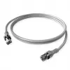 ZVK GmbH EasyLan PushPull Cat 6 STP patch-kaapeli, RJ-45 liitin RJ-45 liittimeen, 1 m, harmaa, ruiskuvalettu taittumissuoja CPP1OACACA0010