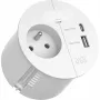 Bachmann LOOP IN CHARGE 1xUTE 1xUSB A/C 22W 1xKBD 0,2m valkoinen (938.304)