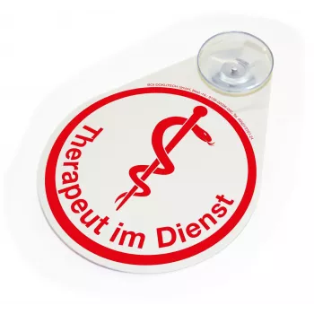 BOI Dokutech kyltti “Therapeut im Dienst” liukuovikyltti (9108-02096-002)