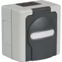 EFB ET-25020 pinta-asennettava kosteantilan tyhjäkotelo 2 Keystone-moduulille, IP44, harmaa