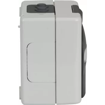 EFB ET-25020 pinta-asennettava kosteantilan tyhjäkotelo 2 Keystone-moduulille, IP44, harmaa