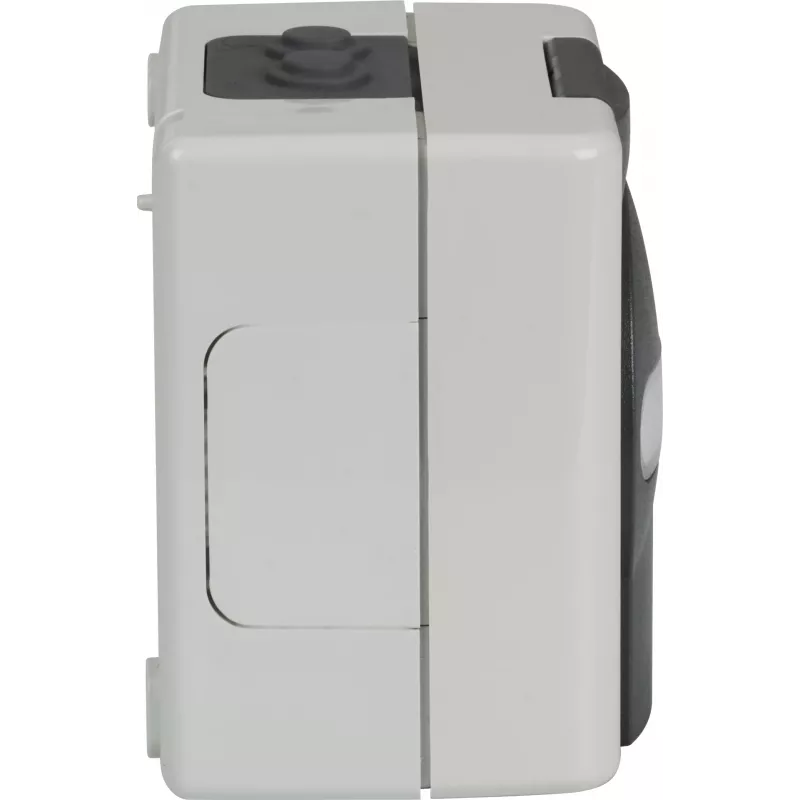EFB ET-25020 pinta-asennettava kosteantilan tyhjäkotelo 2 Keystone-moduulille, IP44, harmaa