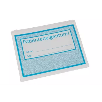 BOI Dokutech potilaan omaisuus slider-zip-pussi sininen/valkoinen, 10 kpl 9318-00061