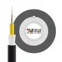 INFRALAN A-DQ(ZN)B2Y OS2 24E (1x24) Fca 2000N musta 5,8 mm G657A1 ulkokuitukaapeli, 24 kuitua, 2 000 N vetolujuus, loose tube, PE-vaippa A24S2F1