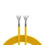 INFRALAN Cat.7A 1250 AWG22 S/FTP 4P CPR Dca 25 Gbit/s ready rapsikeltainen RAL1021, 100 m 999833.100-CPR