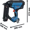 Bosch Professional GNH 18V-50-2M akku-18V-naulapistooli (paljas työkalu, sininen/musta)