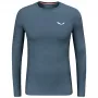 Salewa Cristallo Warm Amr L/S tee miesten merino alusasu - Dark Denim, koko M