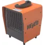 Master Climate Solutions Heylo DE 3 XL sähkölämmitin 3 kW, 140 m³/h, 230 V, 13,5 A, IP24, 2 lämmitystasoa, termostaatti, kannettava 1101903