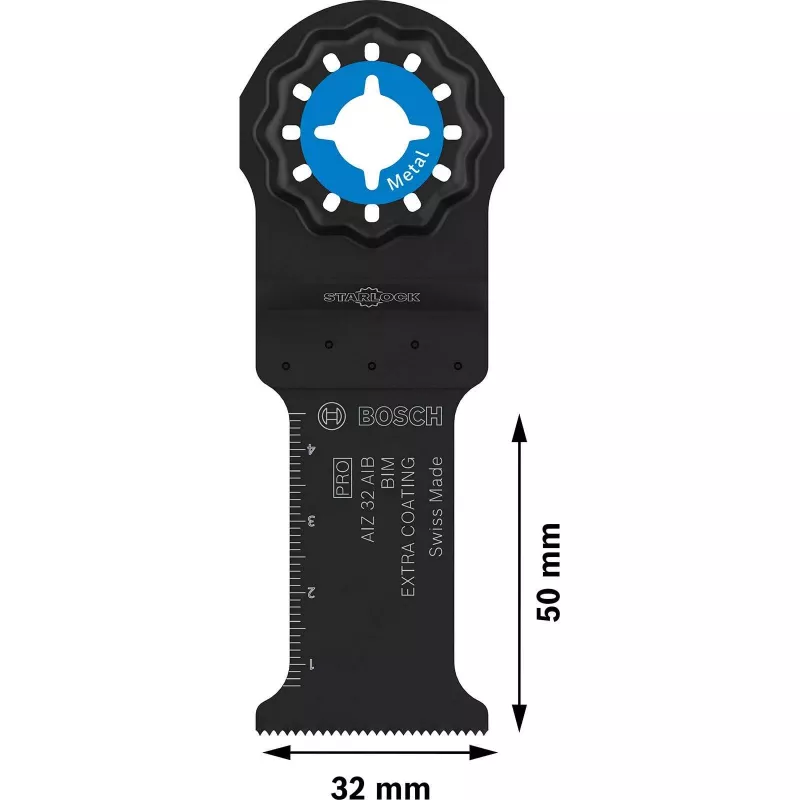 Bosch Professional Starlock AIZ 32 AIB upotusleikkuuterä, 32 x 50 mm, bi-metalli 2608669077