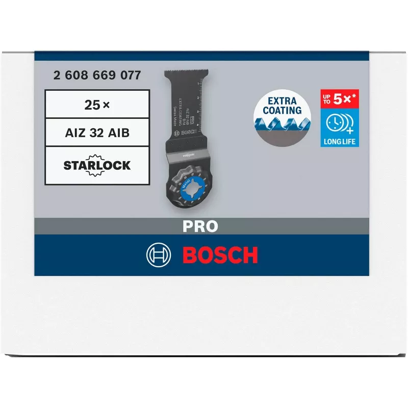 Bosch Professional Starlock AIZ 32 AIB upotusleikkuuterä, 32 x 50 mm, bi-metalli 2608669077