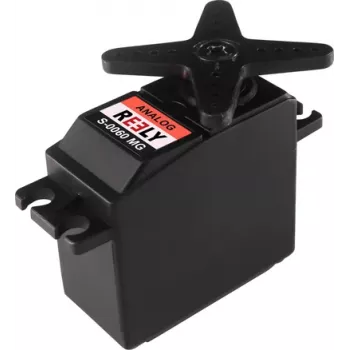 Reely Standard-Servo S-0060 MG analoginen servo metallivaihteisto JR-liitin RE-6605913