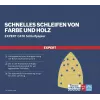 Bosch 2608901651 hiomapaperit monihiomakoneeseen, karkeus 240, 93 x 102 mm, 50 kpl