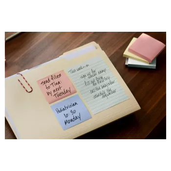 3M Post-it Recycling Notes 655-1RPT-N, 127 x 76 mm, violetti, 100 arkkia, 100 % kierrätyspaperia