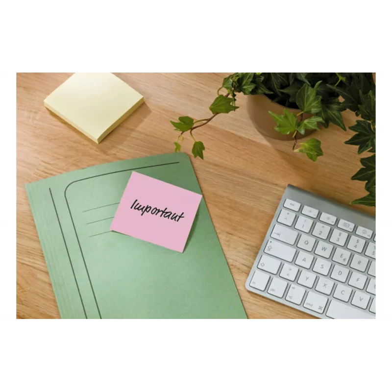 3M Post-it Recycling Notes 655-1RPT-N, 127 x 76 mm, violetti, 100 arkkia, 100 % kierrätyspaperia