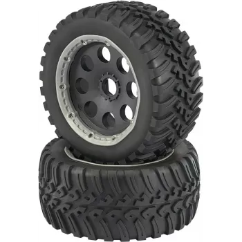 Reely 1:6 buggy täydelliset renkaat V-block 6-puolainen musta 1 kpl (RE-6478860)