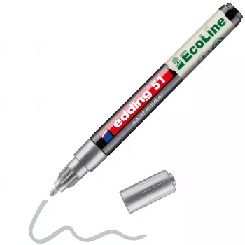 Edding 51 EcoLine maalitussi hopea 1-2 mm 4-51-054