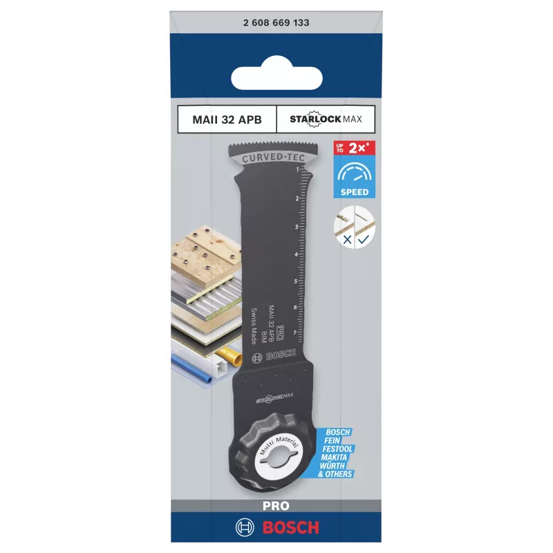 Bosch bi-metalli moniterä 32 mm StarlockPlus upotusleikkuuterä 2608669133
