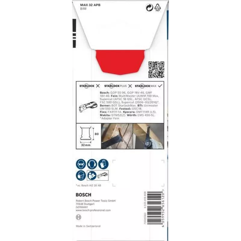 Bosch bi-metalli moniterä 32 mm StarlockPlus upotusleikkuuterä 2608669133