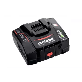 Metabo ASC 290 ilmajäähdytteinen pikalaturi 12-36 V, 8,0 A, Li-Ion/LiHD, seinäkiinnitteinen, LED-näyttö 627370000