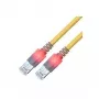 ZVK GMBH Easylan DualBoot LED-patchkaapeli RJ45 S/FTP Cat.6 (Class E), saCon-liittimellä, LSOH, keltainen, 25 m CS1OYCDCD0250