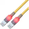 ZVK GMBH Easylan DualBoot LED-patchkaapeli RJ45 S/FTP Cat.6 (Class E), saCon-liittimellä, LSOH, keltainen, 25 m CS1OYCDCD0250