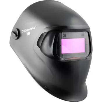 3M Speedglas 100 hitsausmaski automaattisella tummuvalla suodattimella 100B, suojausluokka 8-12, näkökenttä 93x44 mm, musta 7100259107
