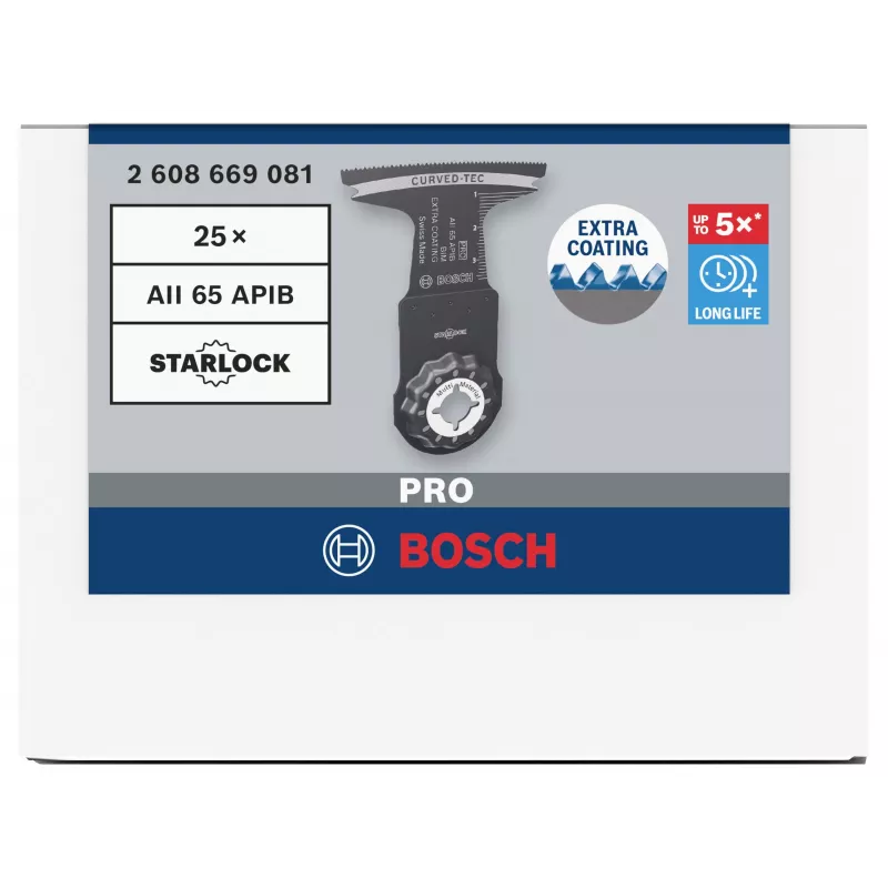 Bosch PRO AII 65 APIB upotusleikkuuterä 65x40mm puulle ja metallille, StarlockPlus/Max 2608669081