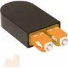 BLUELAN BlueOptics kuitu-loopback-adapteri OM2 50/125 µm monimuotokuitu SC/UPC duplex keraaminen ferrule -40 °C - +85 °C (BOLBSCOM2)