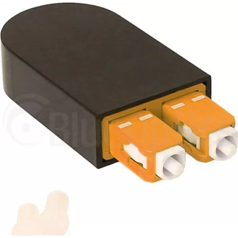 BLUELAN BlueOptics kuitu-loopback-adapteri OM2 50/125 µm monimuotokuitu SC/UPC duplex keraaminen ferrule -40 °C - +85 °C (BOLBSCOM2)
