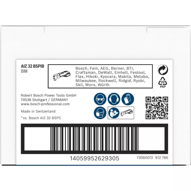 BOSCH PRO AIZ 32 BSPIB StarlockPlus upotussahaterä, 32 x 50 mm, bimetaali 2608669073