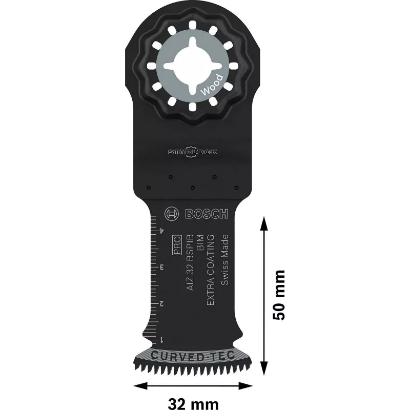 BOSCH PRO AIZ 32 BSPIB StarlockPlus upotussahaterä, 32 x 50 mm, bimetaali 2608669073