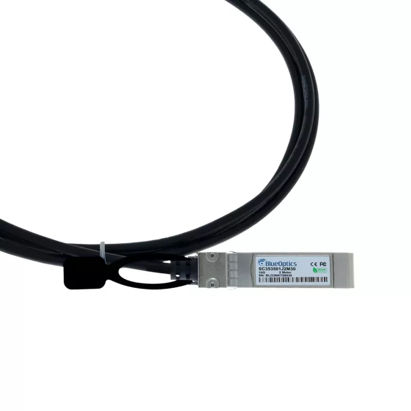 BlueLAN 10GBASE-CR passiivinen SFP+ - SFP+ Direct Attach -kaapeli, 1 m, AWG30 (747521101-BL)
