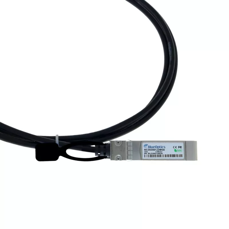 BlueLAN 10GBASE-CR passiivinen SFP+ - SFP+ Direct Attach -kaapeli, 1 m, AWG30 (747521101-BL)